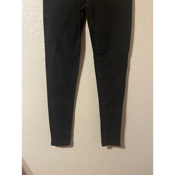 American Eagle the dreamJean women’s black jeggings size 2 short super high-rise - Picture 3 of 7